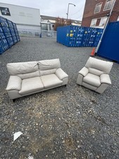 Grey leather seater for sale Grey leather seater for sale  OLDBURY