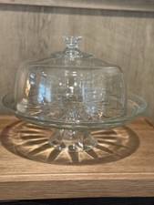 Vtg glass pedestal for sale  New Rochelle