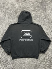 Pulôver com capuz Glock Perfection arma arma arma de fogo preto esporte Tek médio desbotado comprar usado  Enviando para Brazil