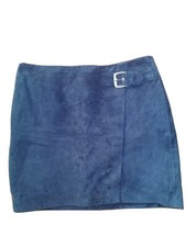 Gonna pelle blu usato Gonna pelle blu usato  Napoli