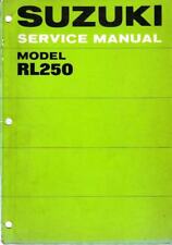 Suzuki rl250 workshop for sale  PEEBLES