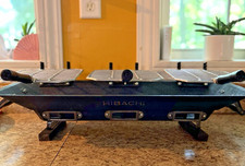 Vintage Raro Ferro Fundido Triplo Hibachi Grelha Portátil Tampo de Mesa MCM Estate comprar usado  Enviando para Brazil