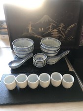 40tlg chinageschirr blau gebraucht kaufen  Übersee