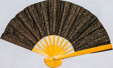 éventail tissu plié d'occasion  Orleans-