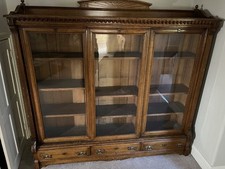 Oak bookcase excellent for sale  LONDON