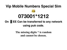 Vip mobile numbers for sale  IPSWICH