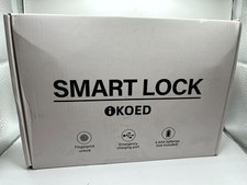 Usado, Fechadura de porta inteligente IKOED impressão digital biométrica maçaneta de entrada para casa cinza comprar usado  Enviando para Brazil