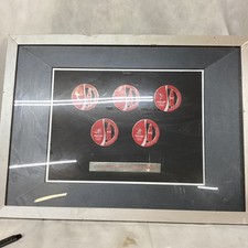 Usado, Conjunto de broches de Coca-Cola 2014 Sochi com moldura 20x27 placa publicitária comprar usado  Enviando para Brazil