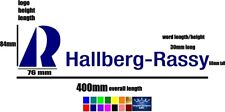 Hallberg rassy decalcomanie usato  Spedire a Italy