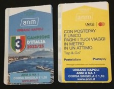 Coppia biglietti anm usato  Napoli
