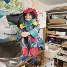 Marionette clown textilkleidun gebraucht kaufen  Beverungen