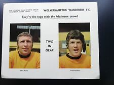 Wolves memorabilia evening for sale  SOUTHPORT