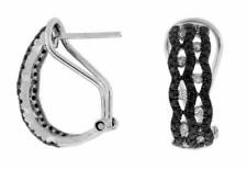 BRINCOS CLIPE UMBELLA ETOILE OURO BRANCO 14KT DIAMANTE BRANCO E PRETO 1,07 CT comprar usado  Enviando para Brazil