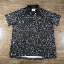 Camisa polo Lacoste Novak Djokovic tamanho 3XL/8 estampa rara preta branca ultra seca comprar usado  Enviando para Brazil