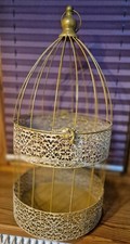 Metallkäfig dekoelement gold gebraucht kaufen  Witzenhausen