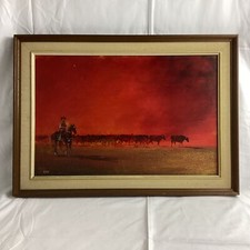 Pintura a óleo emoldurada assinada a bordo por Robert Kerr aproximadamente 52cmx72cm (T20)CP#8683 comprar usado  Enviando para Brazil