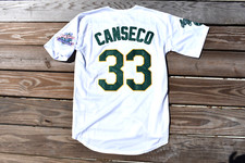Novo! Camiseta de beisebol branca masculina XXL Jose Canseco Oakland Athletics A's comprar usado  Enviando para Brazil