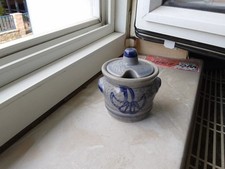 keramik blau grau salzglasur gebraucht kaufen  Hof