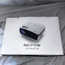 Proyector Exterior con Pantalla, Mini Proyector para Home Theater, 1080P y 240"  segunda mano  Embacar hacia Mexico