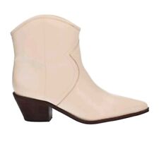 Botas de caubói Arezzo couro ocidental tornozelo tamanho creme Reino Unido 7,5 UE 41 EUA 9,5 comprar usado Botas de caubói Arezzo couro ocidental tornozelo tamanho creme Reino Unido 7,5 UE 41 EUA 9,5 comprar usado  Enviando para Brazil
