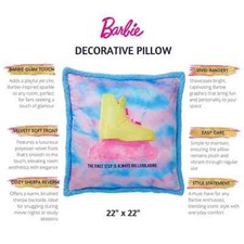 Travesseiro decorativo Barbie 22" x 22" patins, usado comprar usado Travesseiro decorativo Barbie 22" x 22" patins, usado comprar usado  Enviando para Brazil