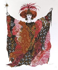 Emanuele luzzati. serigrafia usato Emanuele luzzati. serigrafia usato  Genova