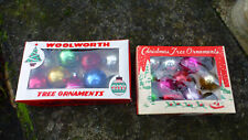 Vintage glass christmas for sale  DUMFRIES