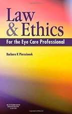 Używany, Law And Ethics für das Auge Care Professionell Taschenbuch Barbara K na sprzedaż  Wysyłka do Poland