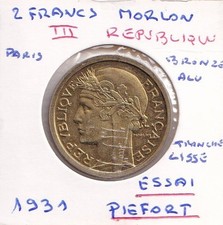 Francs morlon 1931 d'occasion  Paris V