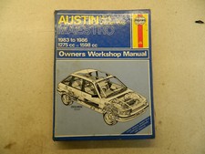 Haynes manual austin for sale  PICKERING