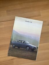 Citroen brochure prospekt gebraucht kaufen  Würzburg