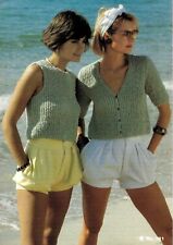 Knitting pattern summer for sale  LONDON