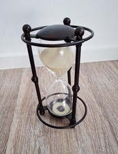 Metall glas sanduhr gebraucht kaufen  Pfakofen