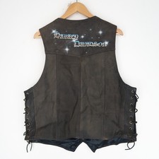 Vintage black leather for sale  HULL