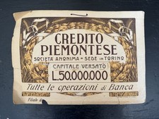 Locandina credito piemontese usato  Vercelli