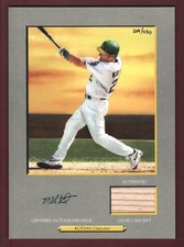 Mark Kotsay, Atletismo/A's ASSINADO Gabinete Turquia Relíquia Vermelha (2005 Topps) Estilo T3, usado comprar usado  Enviando para Brazil