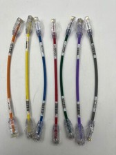 10 Panduit UTP28SP 0.2M (0.7FT) Cat6 Patch jumper cabo várias cores fino, usado comprar usado  Enviando para Brazil