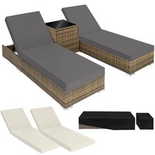 Sonnenliegen rattan aluminiumg gebraucht kaufen  Igersheim