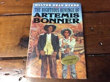 **SIGNED** Walter Dean Myers ** The Righteous Revenge of Artemis Bonner ** comprar usado  Enviando para Brazil