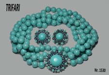 Trifari parure collana usato  Ardea