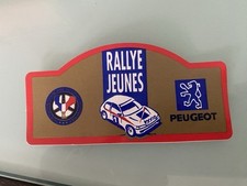 Autocollant Vintage Rallye Jeunes Peugeot 106 na sprzedaż  Wysyłka do Poland