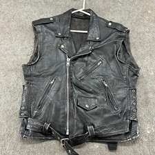 Vintage leather vest d'occasion  Expédié en Belgium
