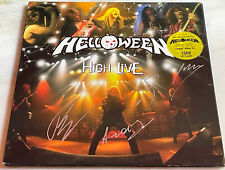 HELLOWEEN High Live RARE 1996 FULLY SIGNED 100% ORIGINAL AUTOGRAPHED 2x VINYL LP, usado comprar usado  Enviando para Brazil