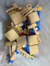 Holzkugelbahn modular zusammst gebraucht kaufen  Schechen