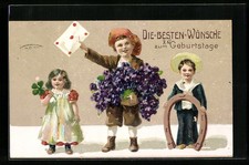 Kinder hufeisen kleeblatt gebraucht kaufen  Berlin
