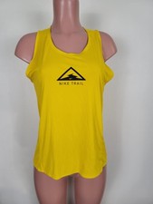 Regata Nike Trail Dri-Fit feminina City elegante colete amarelo tamanho médio corrida comprar usado  Enviando para Brazil