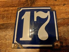 Emailleschild hausnummer türs gebraucht kaufen  Zittau