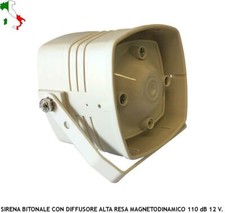 Sirena bitonale diffusore usato  Roma