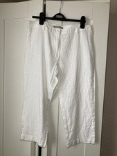 White cropped trousers for sale  HOVE