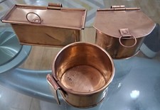 Unusual brass containers for sale  LYTHAM ST. ANNES